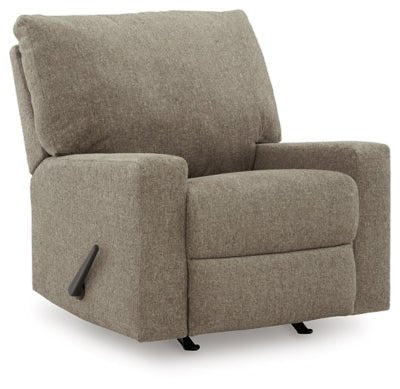 Newellen Recliner - Beige Rocker Chair modern furniture Contempo Furniture