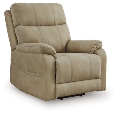 Next - Gen Durapella Power Lift Recliner - Beige Power Lift Recliner modern furniture Contempo Furniture