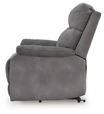 Next - Gen Durapella Power Lift Recliner - Dark Gray Power Lift Recliner modern furniture Contempo Furniture