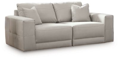 Next - Gen Gaucho 2 - Piece Sectional Loveseat - Gray Stationary Sectional modern furniture Contempo Furniture