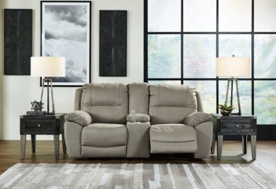 Next - Gen Gaucho Power Reclining Loveseat with Console - Beige Reclining Loveseat modern furniture Contempo Furniture