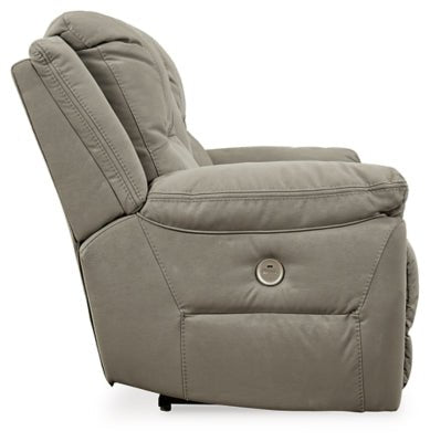 Next - Gen Gaucho Power Reclining Loveseat with Console - Beige Reclining Loveseat modern furniture Contempo Furniture