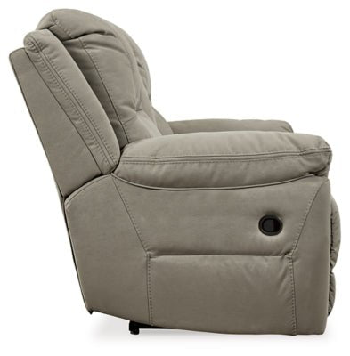 Next - Gen Gaucho Reclining Loveseat with Console - Beige Reclining Loveseat modern furniture Contempo Furniture