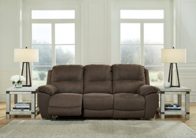 Next - Gen Gaucho Reclining Sofa - Dark Brown Reclining Sofa modern furniture Contempo Furniture