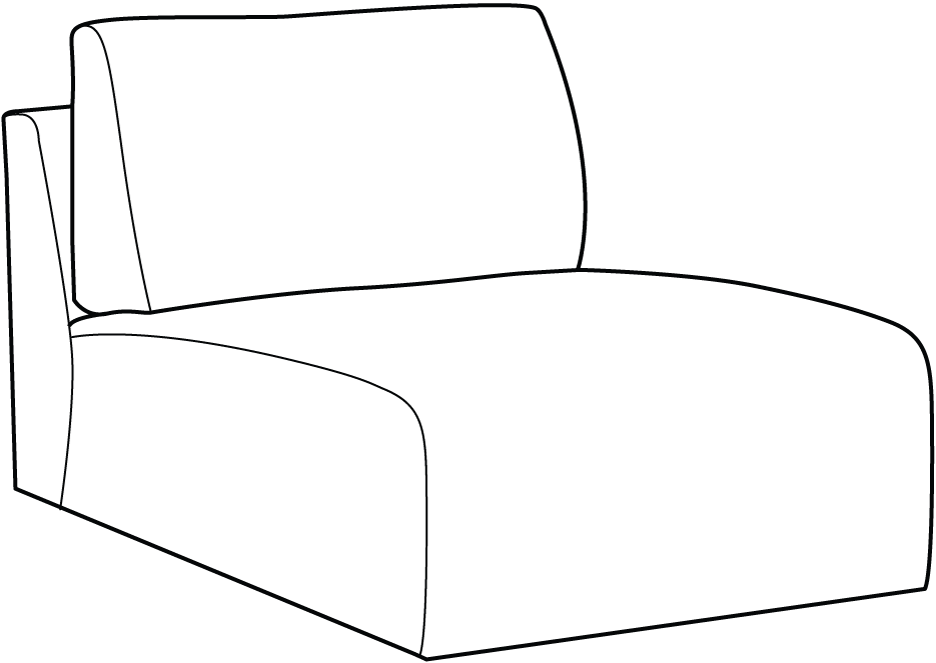 Luonto Nexus Armless 35" Chair
