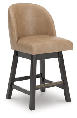 Neymorton Counter Height Barstool - Light Brown Stool Set modern furniture Contempo Furniture