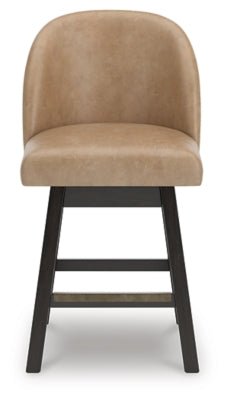 Neymorton Counter Height Barstool - Light Brown Stool Set modern furniture Contempo Furniture