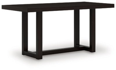 Neymorton Counter Height Dining Table - Dark Brown Counter Table modern furniture Contempo Furniture