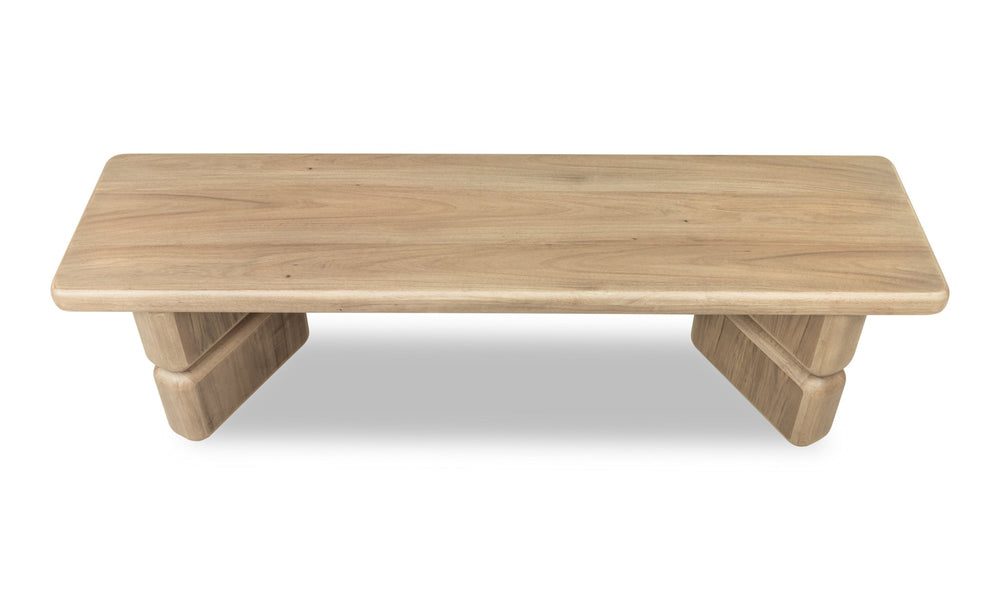 Nia Acacia Wood Dining Bench in Lioness Benches modern furniture Contempo Furniture