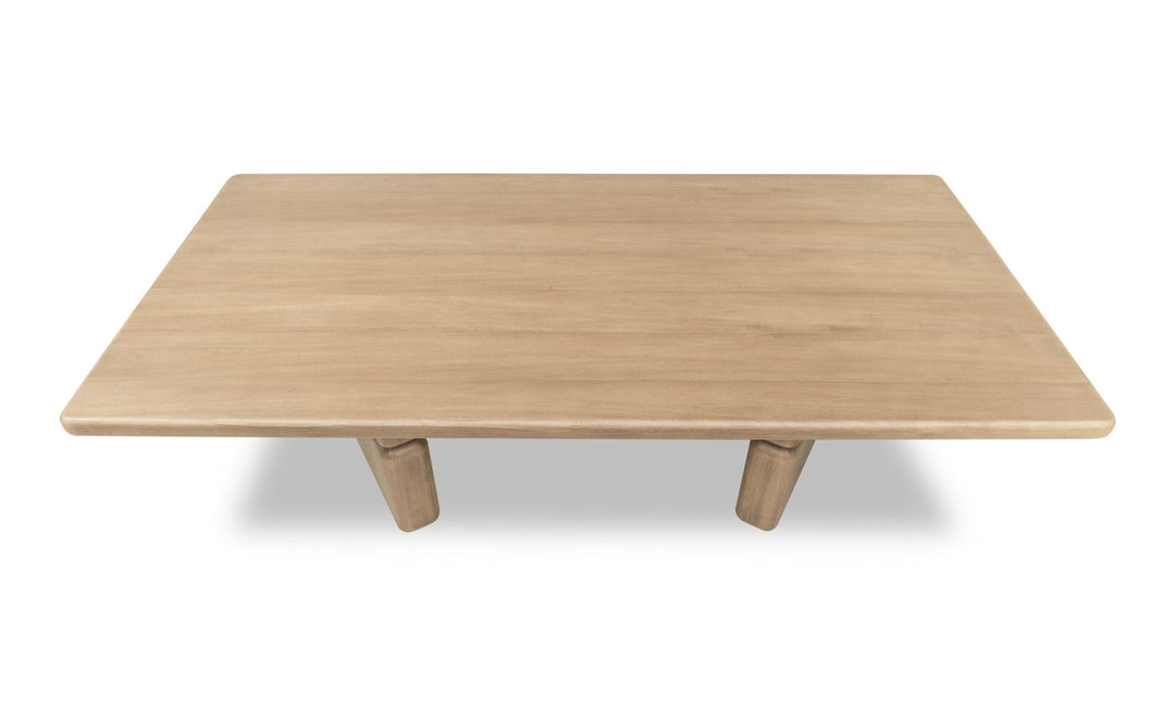 Nia Rectangular Acacia Wood Dining Table in Lioness Table modern furniture Contempo Furniture