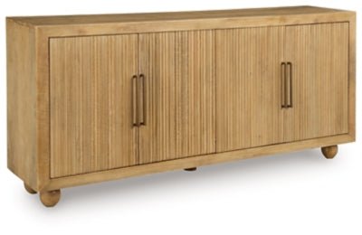 Niam Accent Cabinet - Light Brown Accent Cabinet modern furniture Contempo Furniture