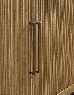 Niam Accent Cabinet - Light Brown Accent Cabinet modern furniture Contempo Furniture