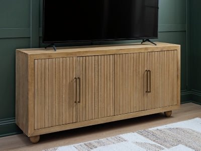 Niam Accent Cabinet - Light Brown Accent Cabinet modern furniture Contempo Furniture