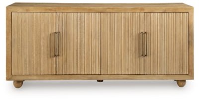 Niam Accent Cabinet - Light Brown Accent Cabinet modern furniture Contempo Furniture