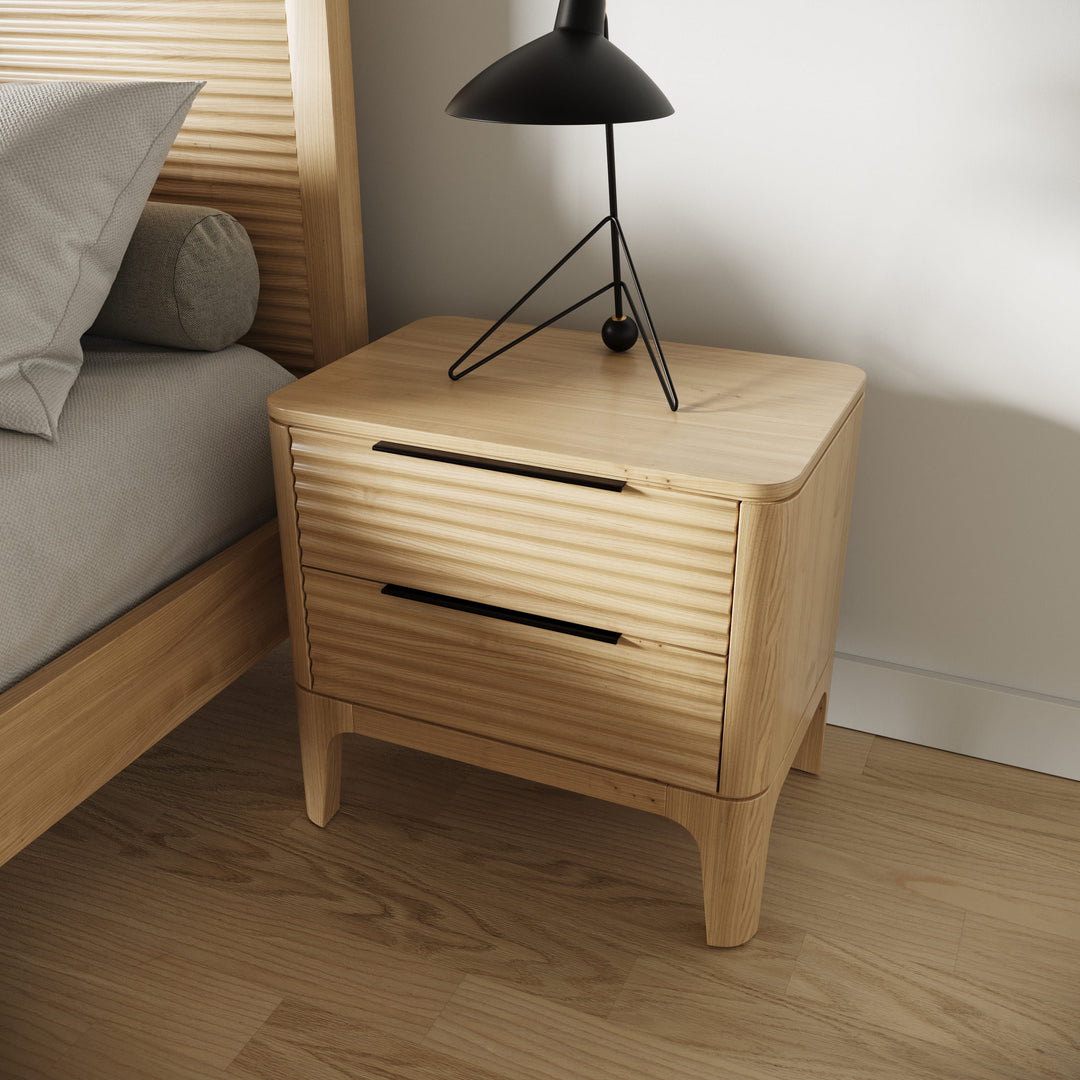 Seattle - Modern Natural Oak Nightstand