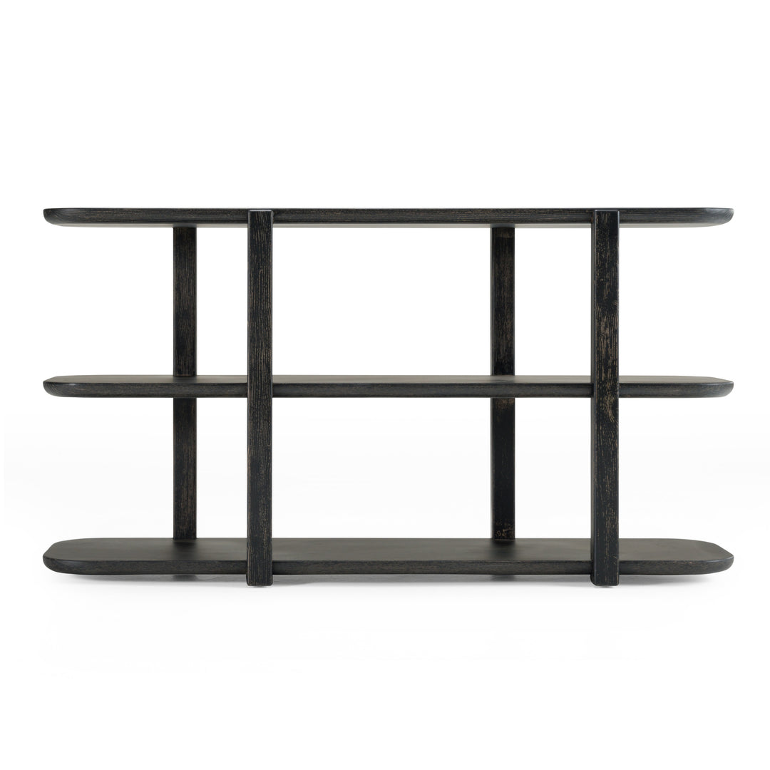 Noah  Modern Dark Brown Bookshelf