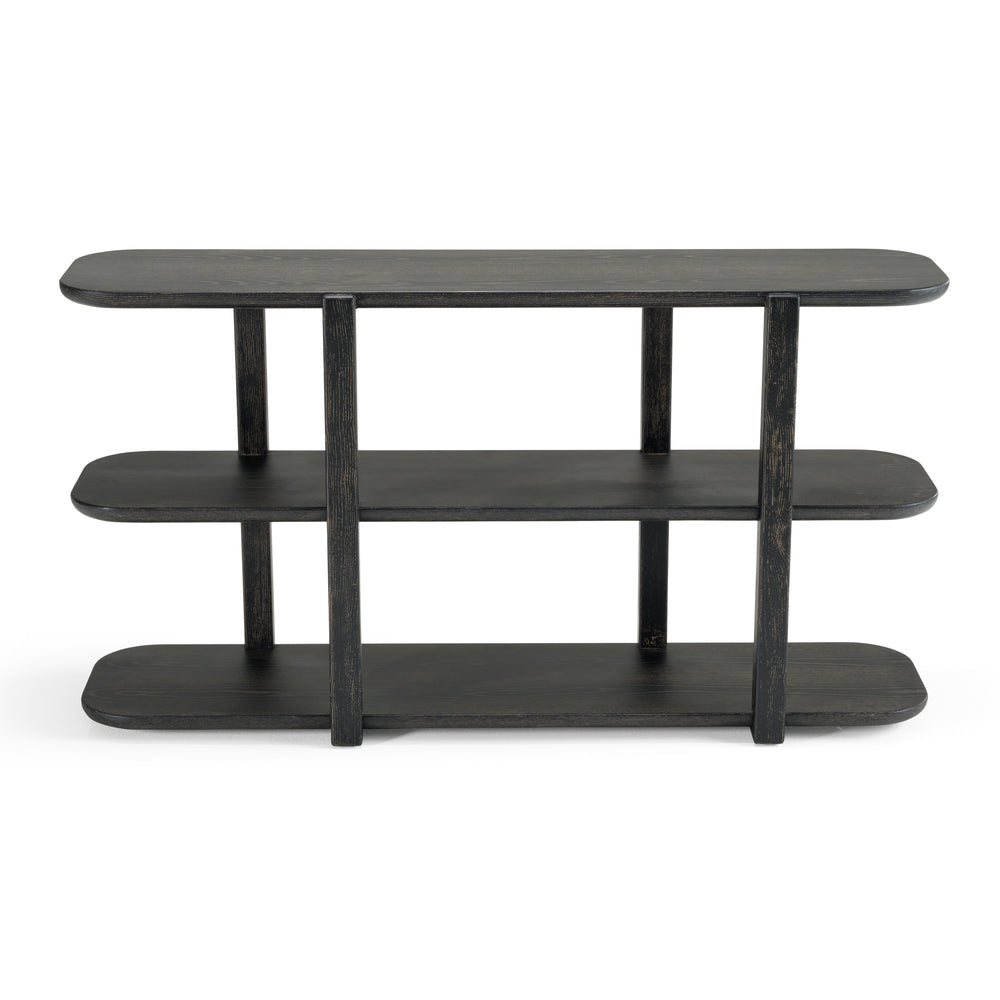 Noah - Modern Dark Brown Bookshelf - View 2