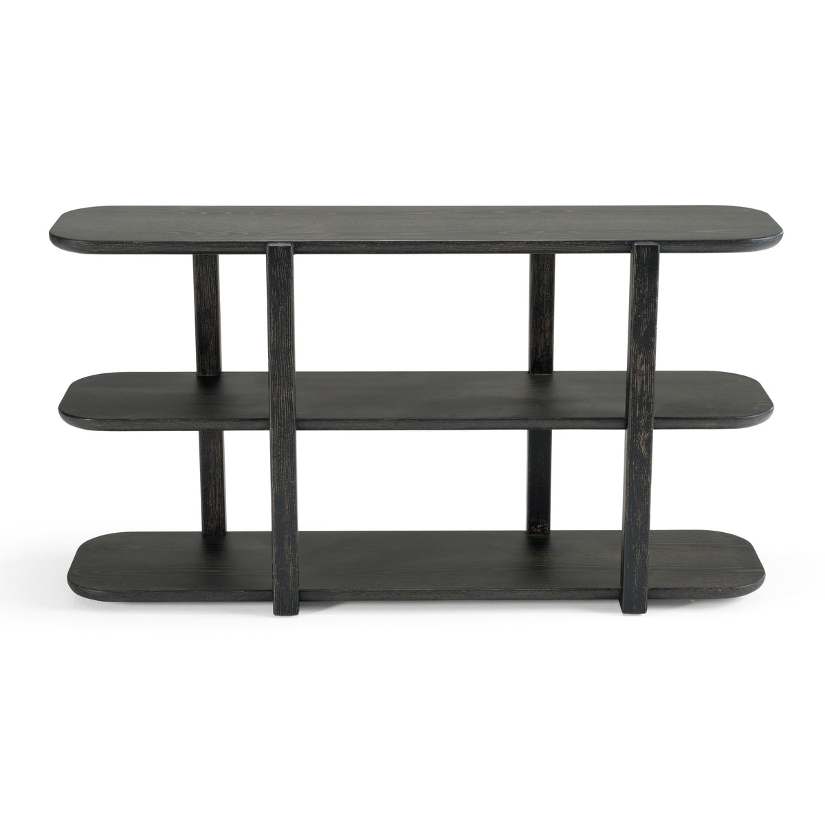 Noah - Modern Dark Brown Bookshelf - View 2