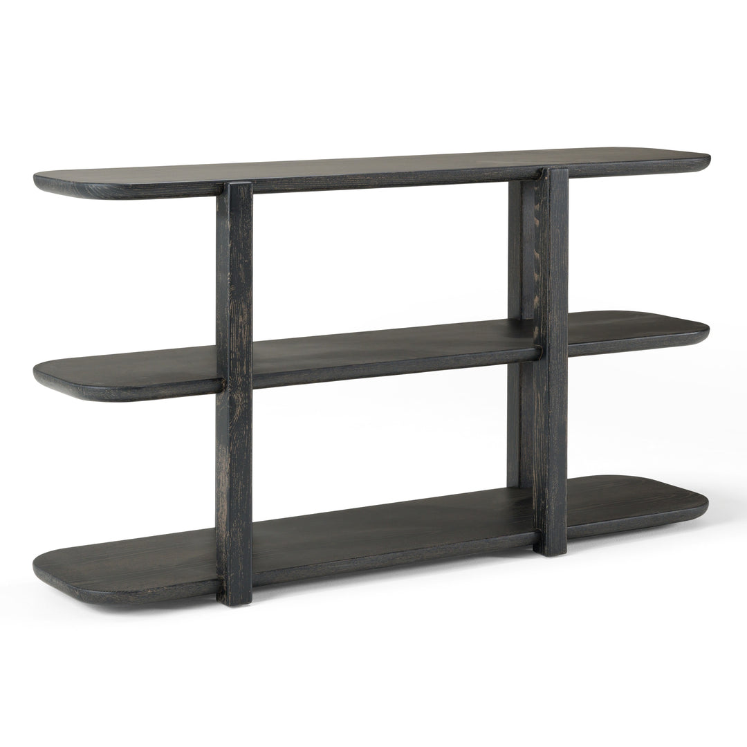 Noah  Modern Dark Brown Bookshelf