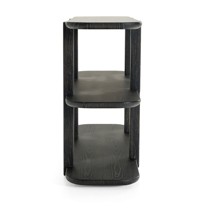 Noah  Modern Dark Brown Bookshelf