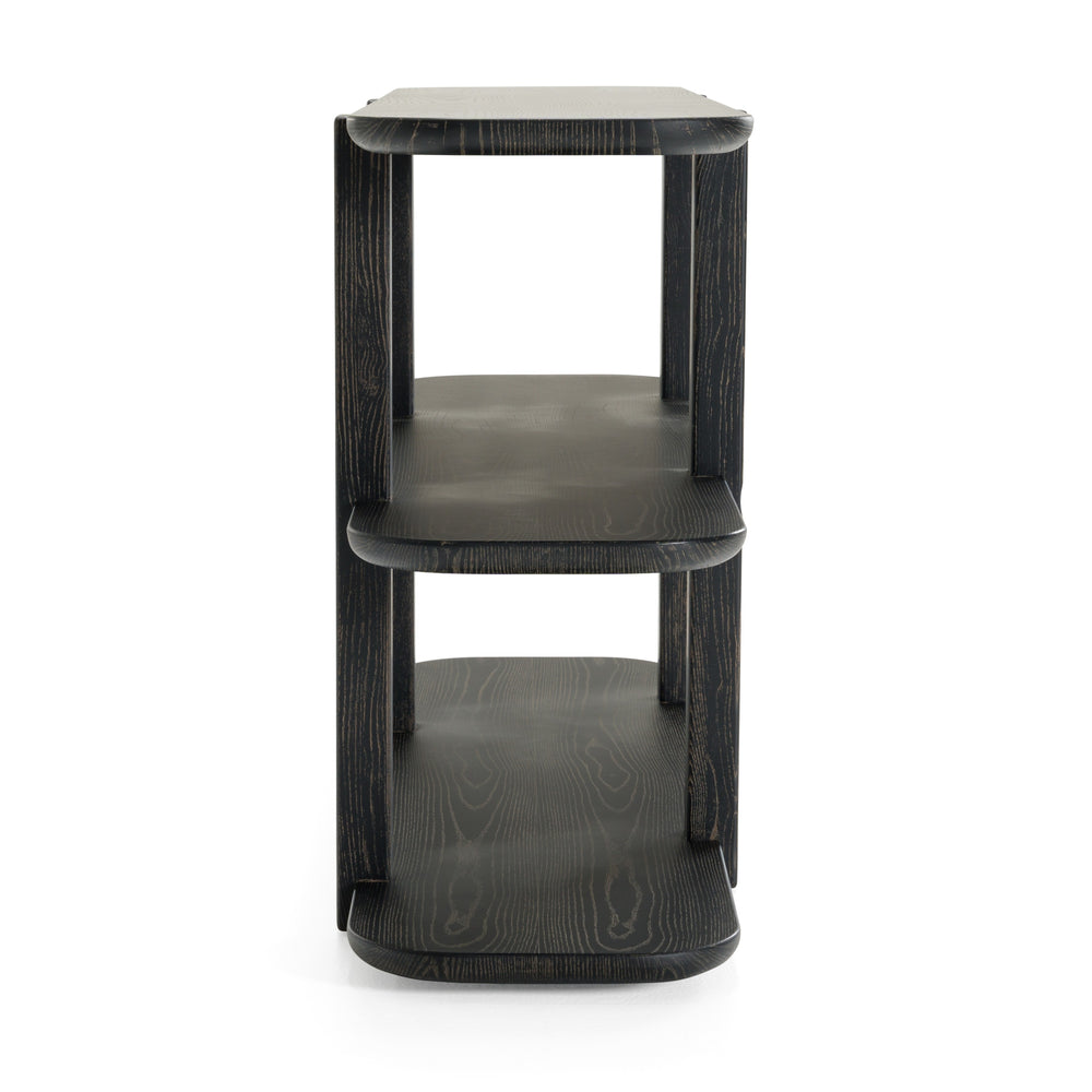 Noah - Modern Dark Brown Bookshelf - View 4