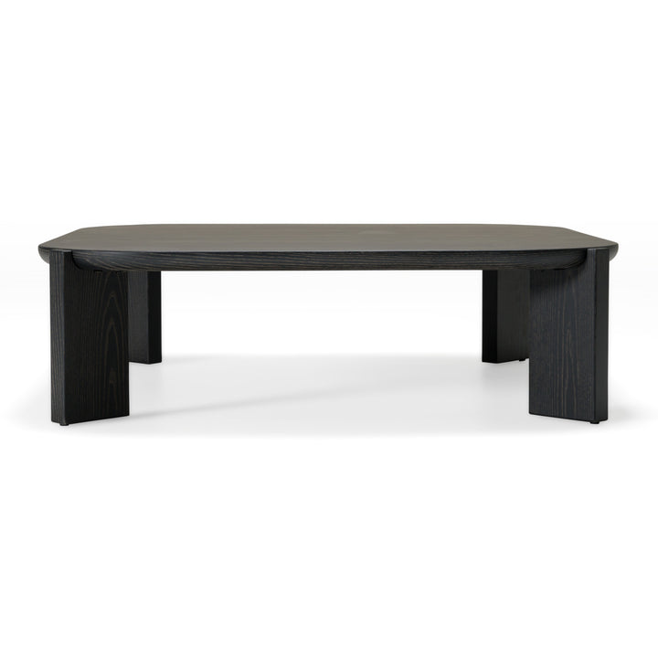 Noah - Modern Dark Brown Square Coffee Table