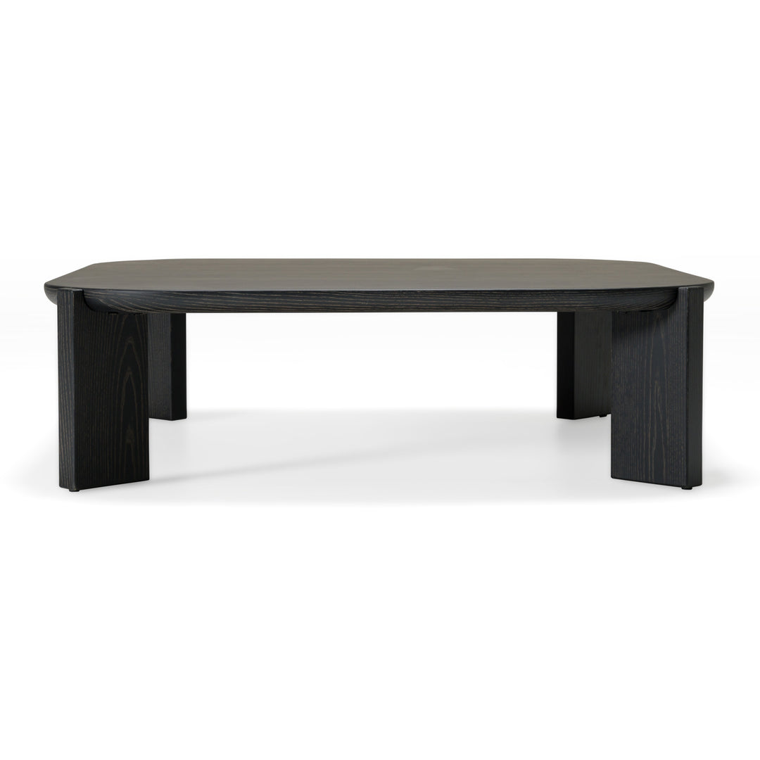 Noah - Modern Dark Brown Square Coffee Table