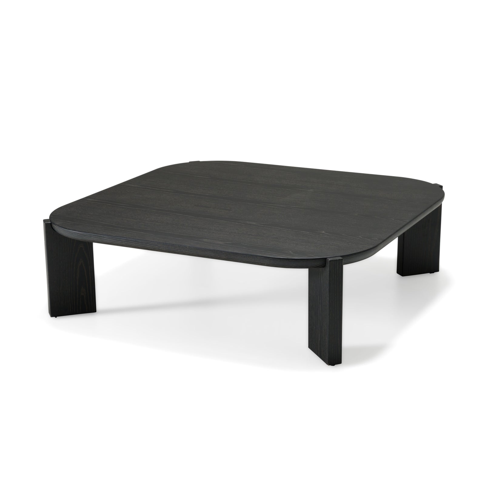 Noah - Modern Dark Brown Square Coffee Table