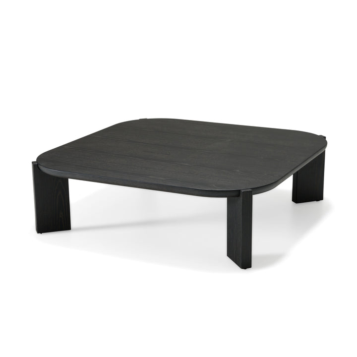 Noah - Modern Dark Brown Square Coffee Table