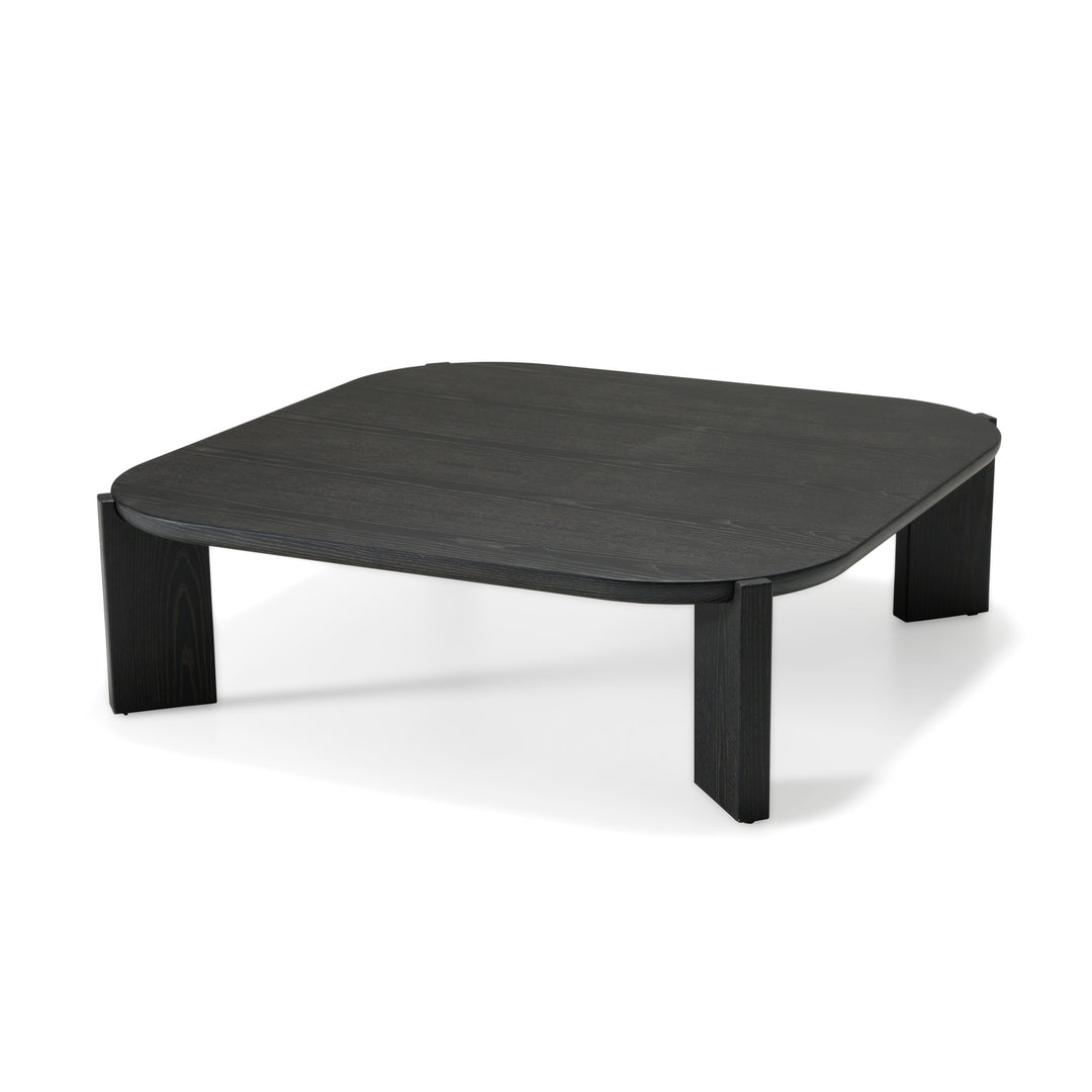 Noah - Modern Dark Brown Square Coffee Table