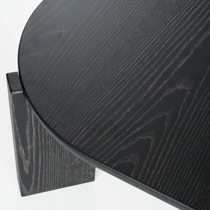 Noah - Modern Dark Brown Square Coffee Table