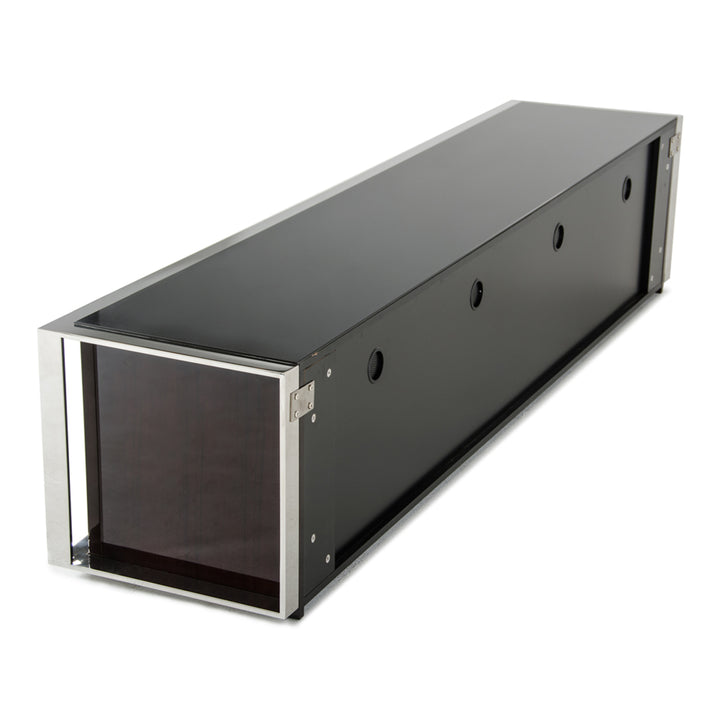 Noble Modern Ebony Lacquer TV Entertainment Center