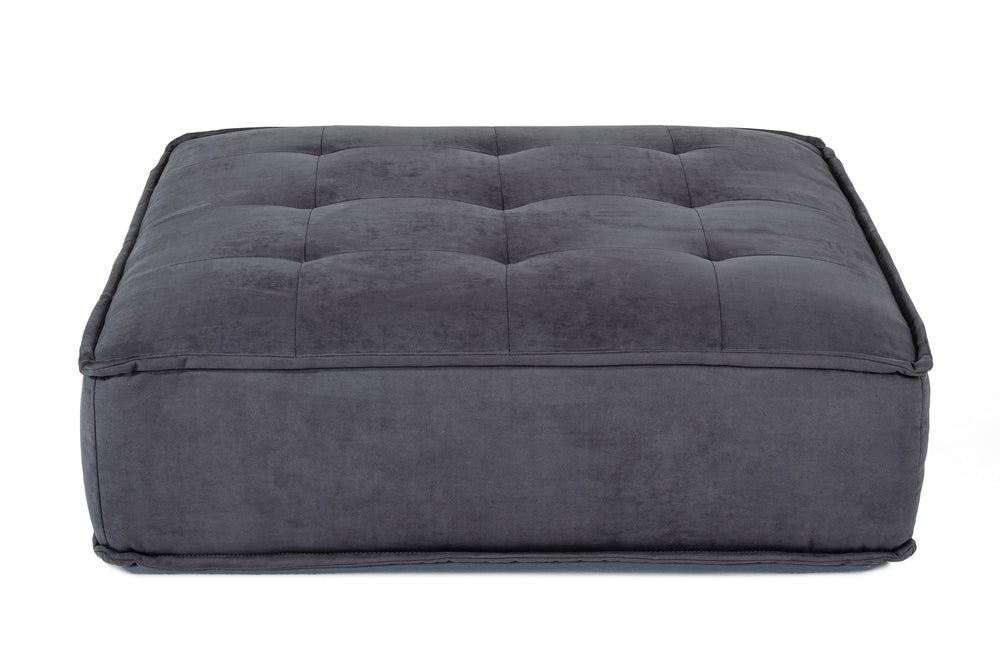 Nolden - Waterproof Dark Grey Fabric Ottoman