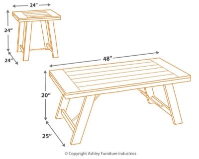 Noorbrook Table (Set of 3) - Black Table Set modern furniture Contempo Furniture
