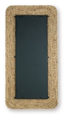 Norigan Floor Mirror - Light Brown Floor Mirror modern furniture Contempo Furniture