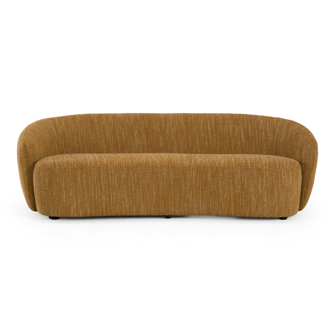 Norris - Modern Mustard Fabric Sofa