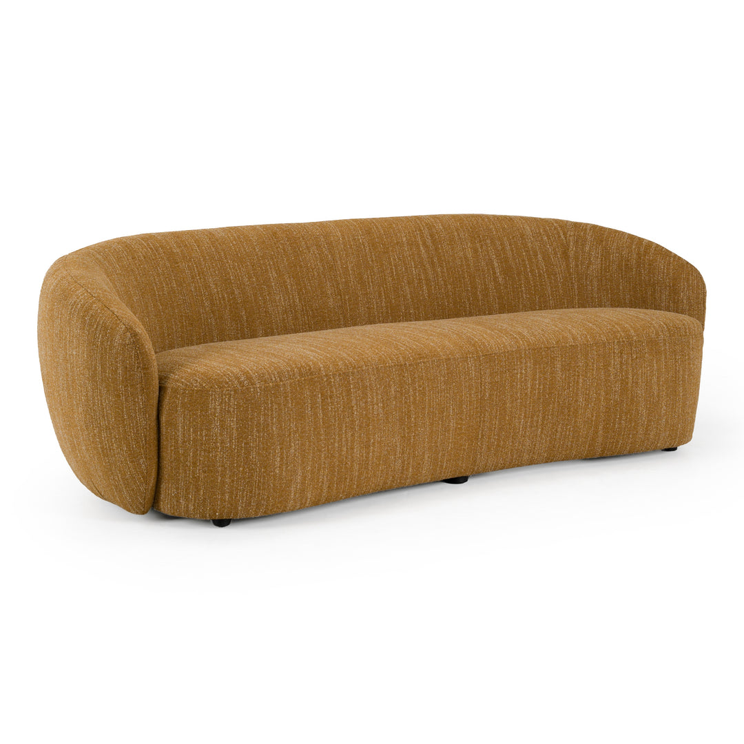 Norris - Modern Mustard Fabric Sofa