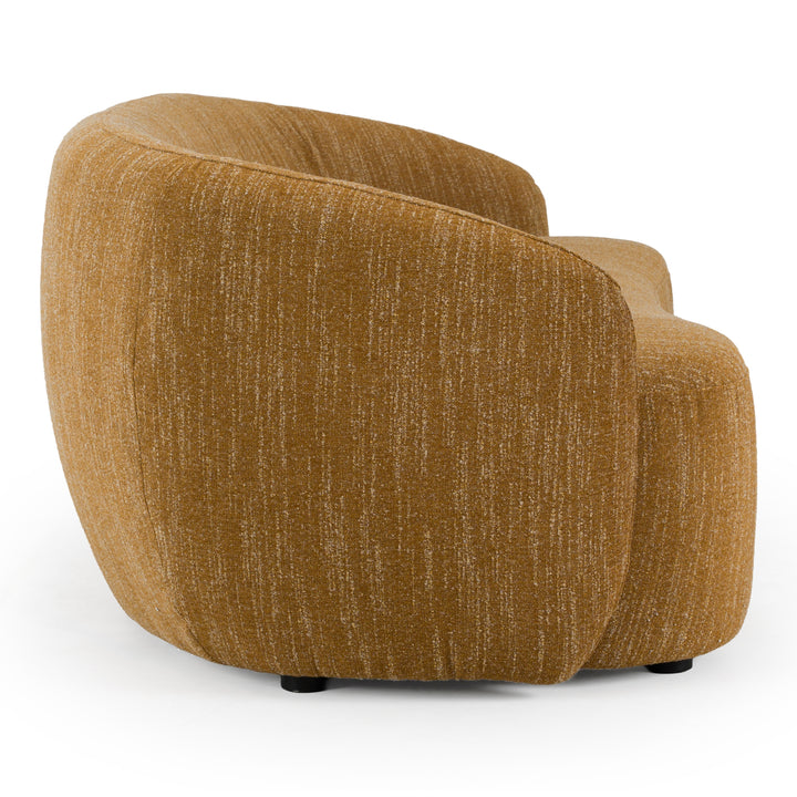 Norris - Modern Mustard Fabric Sofa