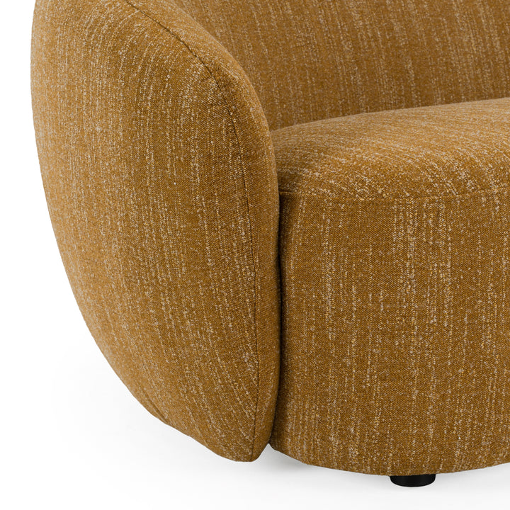 Norris - Modern Mustard Fabric Sofa