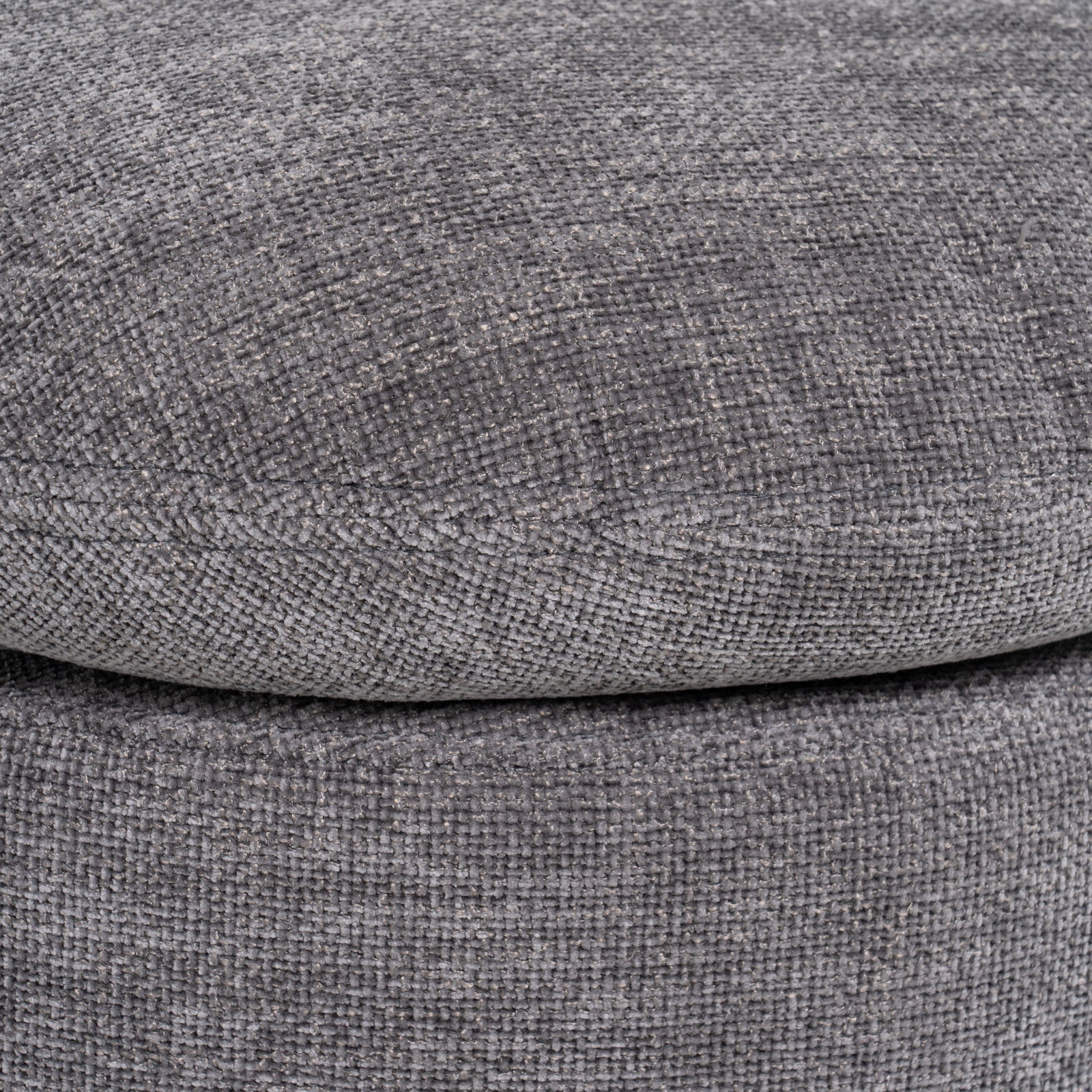 Norris - Modern Dark Grey Fabric Swivel Dining Chair