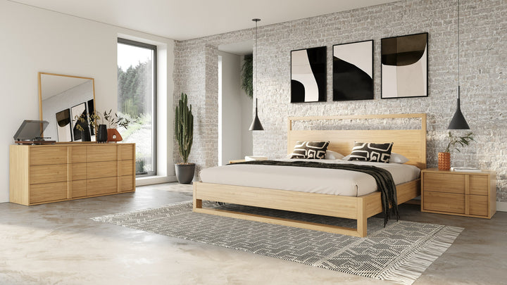 Berlin  Modern Natural Oak Bedroom Set
