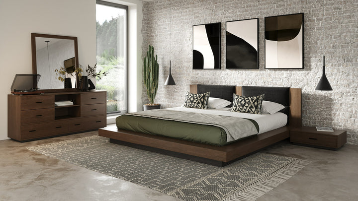 Fantasia - Contemporary Dark Walnut Dresser