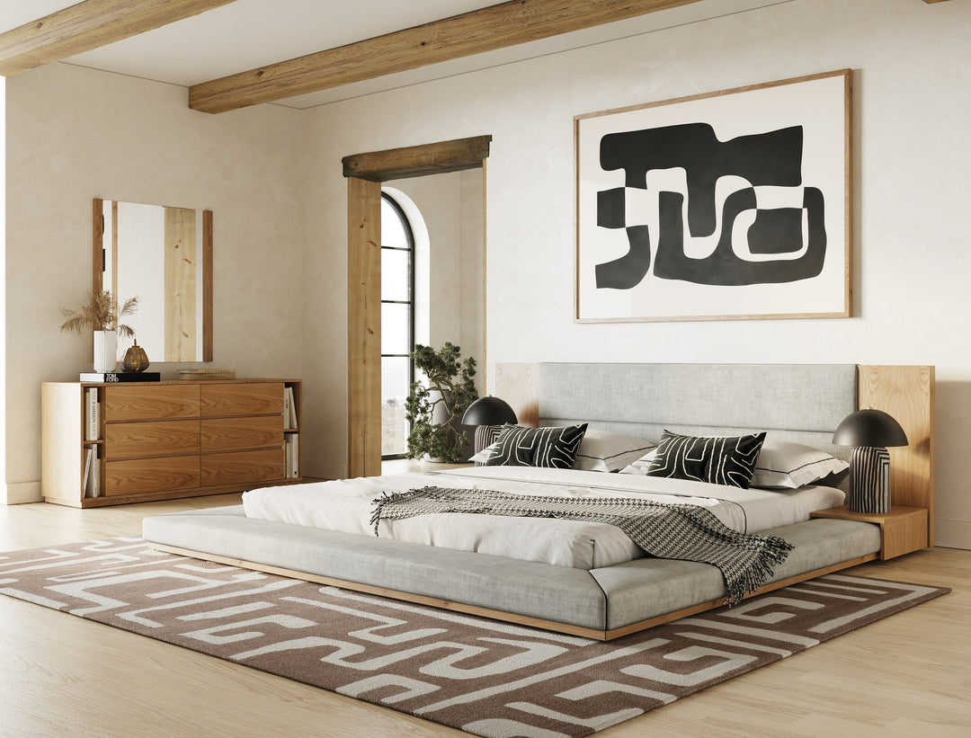 Jagger Modern Natural Oak Mirror