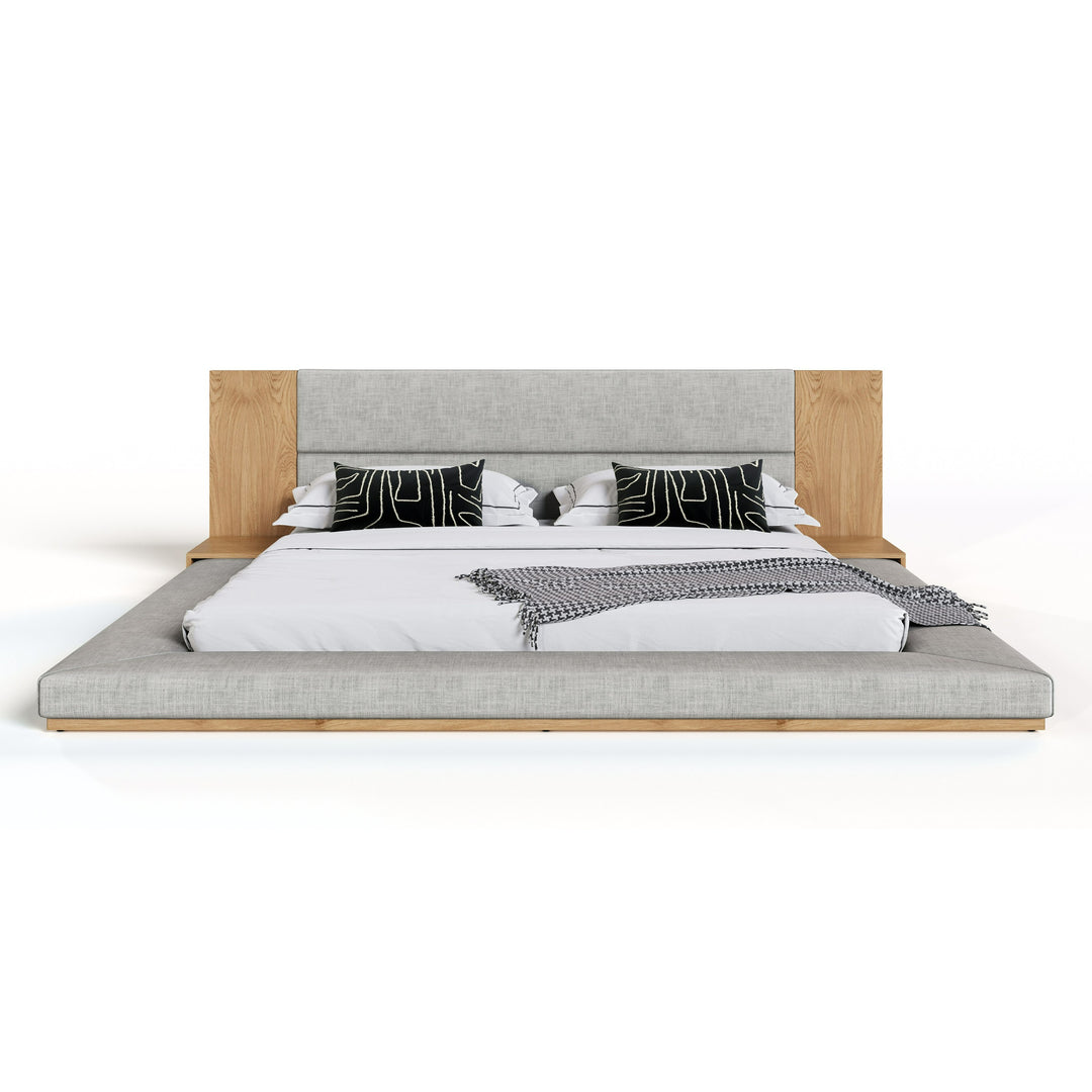 Jagger Modern Natural Oak Bed