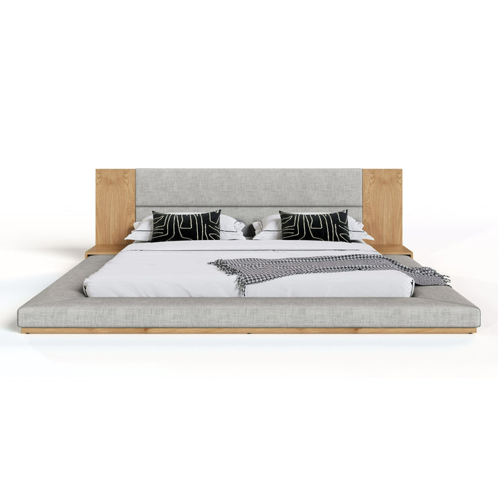 Jagger Modern Natural Oak Bed