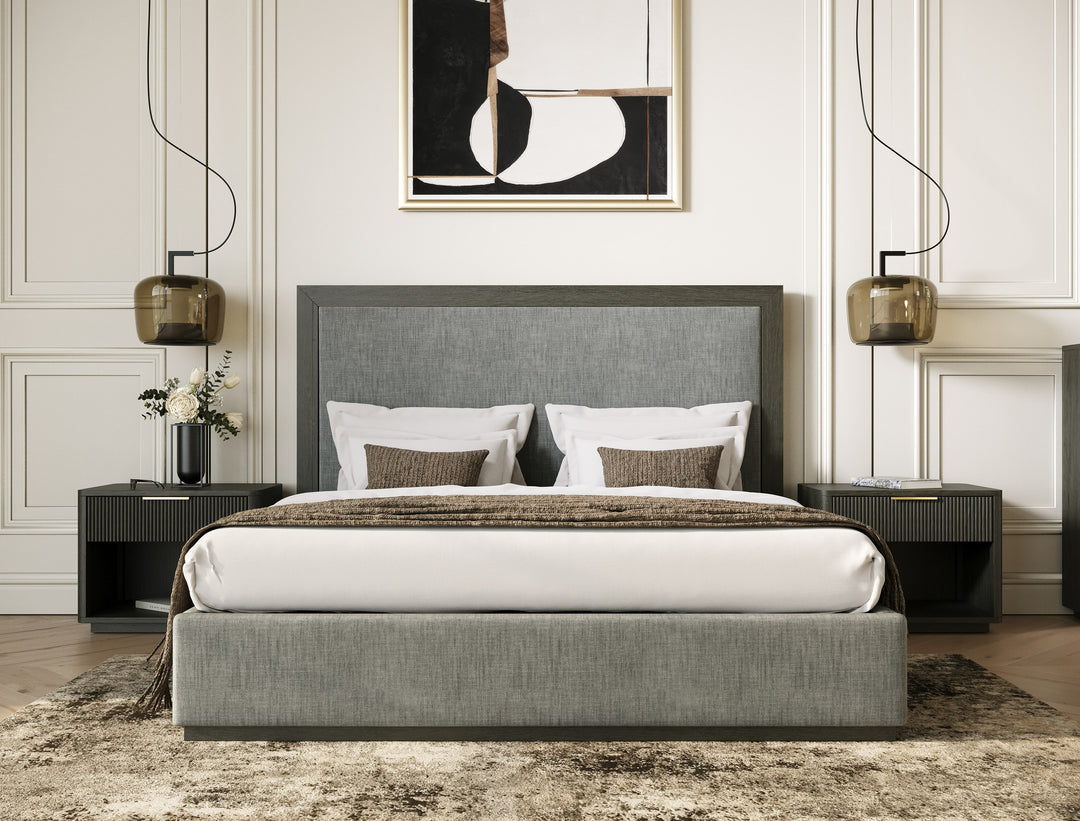 Santa Monica - Modern Grey Wash Nightstand