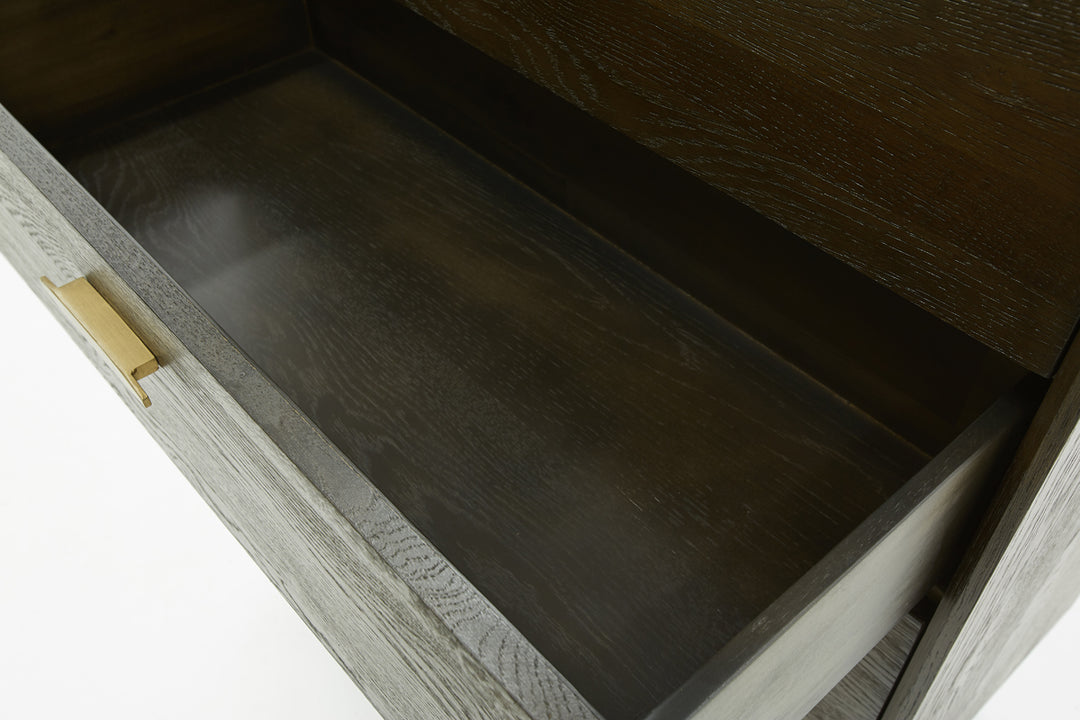 Novak Modern Dark Oak Chest