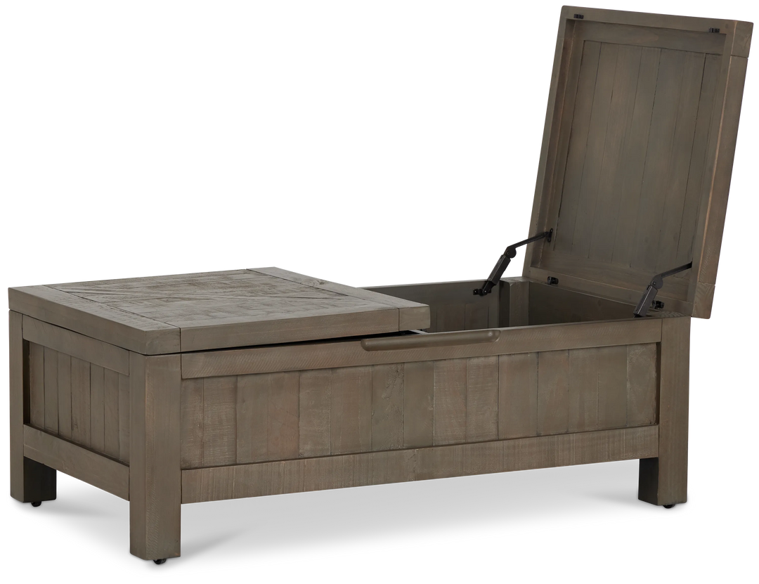 Modus Furniture 9Y1322 Taryn One Drawer End Table In Rustic Grey