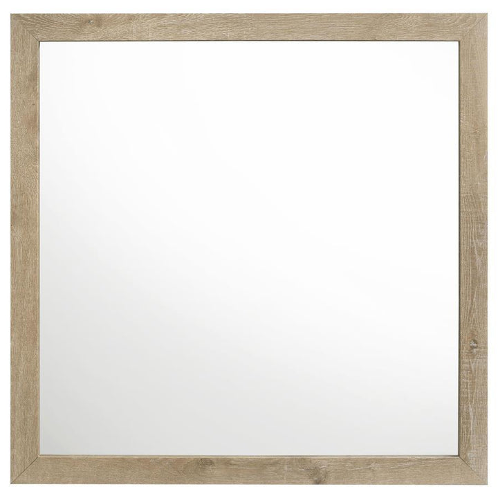Oakglen - Dresser Mirror - Weathered Oak Mirror modern furniture Contempo Furniture