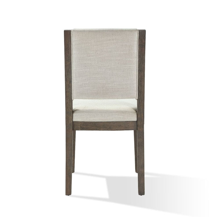 Oakland Upholstered Side Chair in Brunette (Set of 2) Chair modern furniture Contempo Furniture